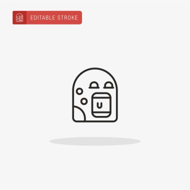 Çığlık atan ikon vektörü. Sunum için çığlık simgesi.