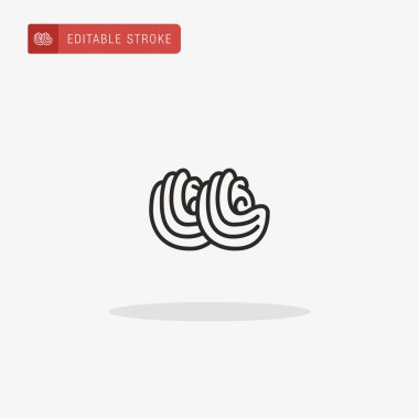 Buz simgesi vektörü. Sunum için buz simgesi.