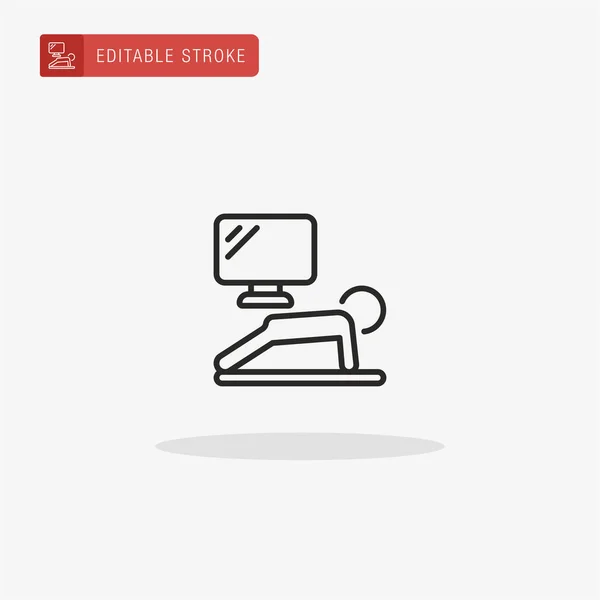 Trainen Pictogram Vector Workout Icoon Voor Presentatie — Stockvector