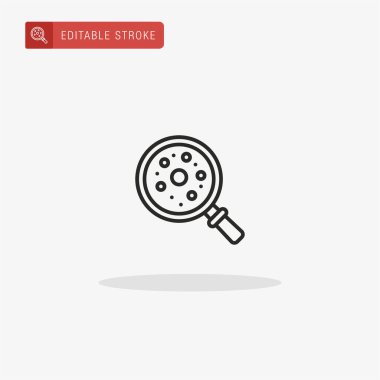 Glass simge vektörü büyütülüyor. Sunum için Büyütme Penceresi simgesi.