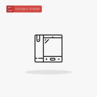 Cep telefonu simge vektörü. Sunum için Cep Telefonu simgesi.