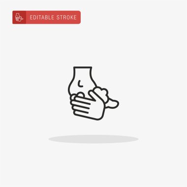 Simge vektörünü yıka. Sunum için simgeyi yıka.