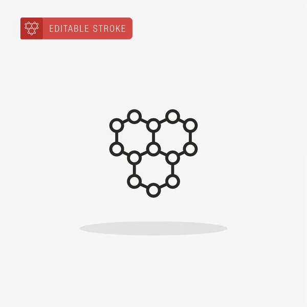 Struktur Symbol Vektor Struktur Symbol Für Die Präsentation — Stockvektor