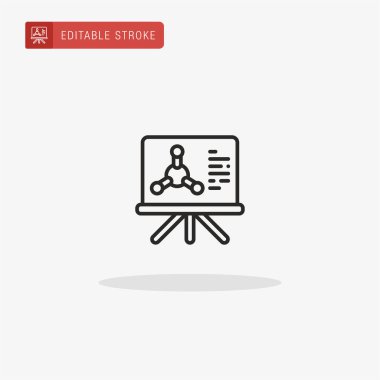 Simge vektörü dur. Sunum için simge.