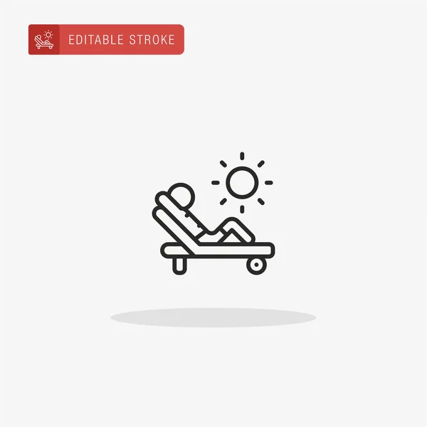 Tomar Sol Vector Icono Icono Para Tomar Sol Para Presentación — Archivo Imágenes Vectoriales