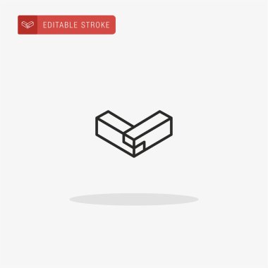 İnşaat ve Araç simgesi vektörü. Sunum için Yapım ve Araçlar simgesi.