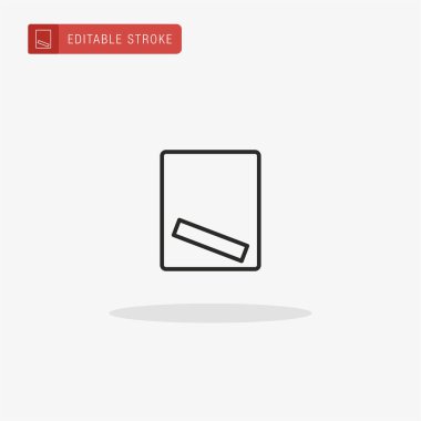 Geri sayım simgesi vektörü. Sunum için geri sayım simgesi.