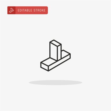 Simge vektörüyle. Sunum için simge aracılığıyla.