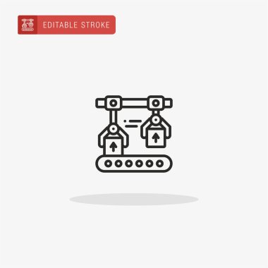 Simge vektörü yükleniyor. Sunum için paketleme simgesi.