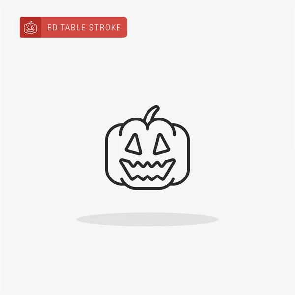 Vector Icono Calabaza Icono Calabaza Para Presentación — Archivo Imágenes Vectoriales