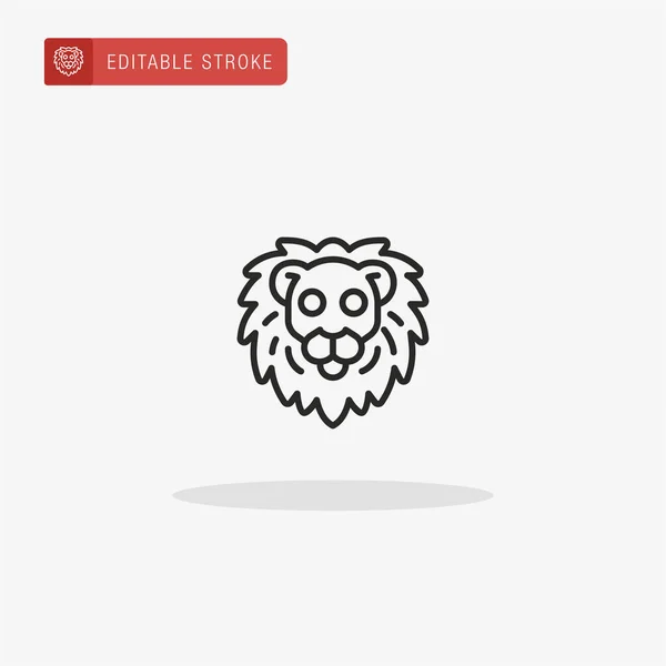 Lion Icon Vector Lion Icon Presentation — Stock Vector