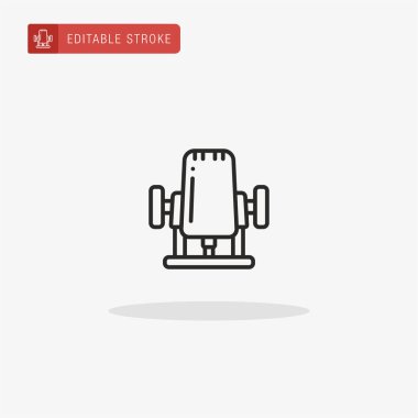 Yönlendirici simge vektörü. Sunum için yönlendirme simgesi.