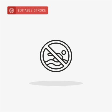 Yüzme ikonu vektörü yok. Sunum için Yüzme simgesi yok.