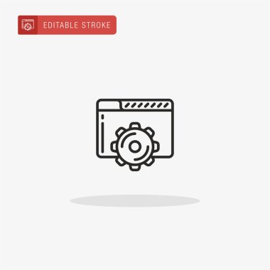 Tercihler simge vektörü. Sunum için tercihler simgesi.