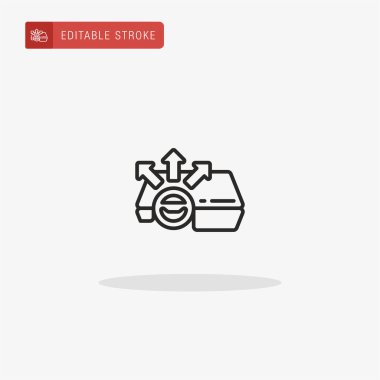 Otomatik pilot simgesi vektörü. Sunum için otomatik pilot simgesi.