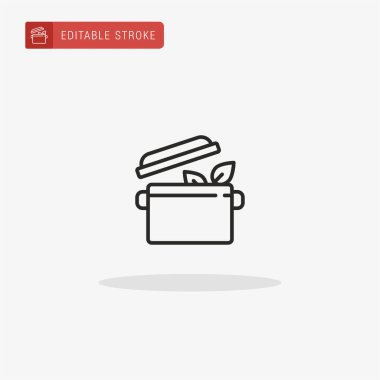 Sağlıklı ikon vektörü. Sunum için sağlıklı simge.