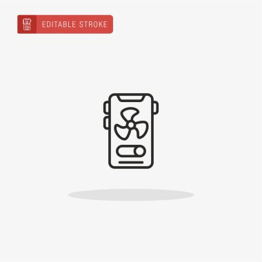 Akıllı telefon ikon vektörü. Sunum için akıllı telefon simgesi.