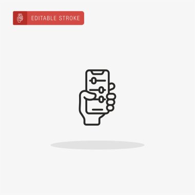 Simge vektörünü denetler. Sunum için simgeyi denetler.