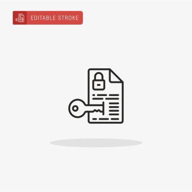 Dizin simgesi vektörü. Sunum için dizin simgesi.