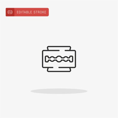 Kılıç simgesi vektörü. Sunum için bıçak simgesi.