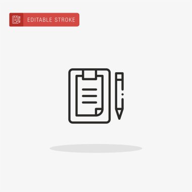 Pano simge vektörü. Sunum için pano simgesi.