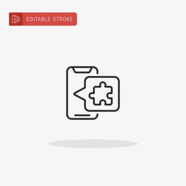 Geliştirme simgesi vektörü. Sunum için geliştirme simgesi.