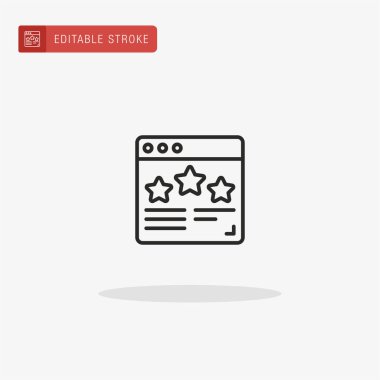 Çevrimiçi simge vektörü. Sunum için çevrimiçi simge.