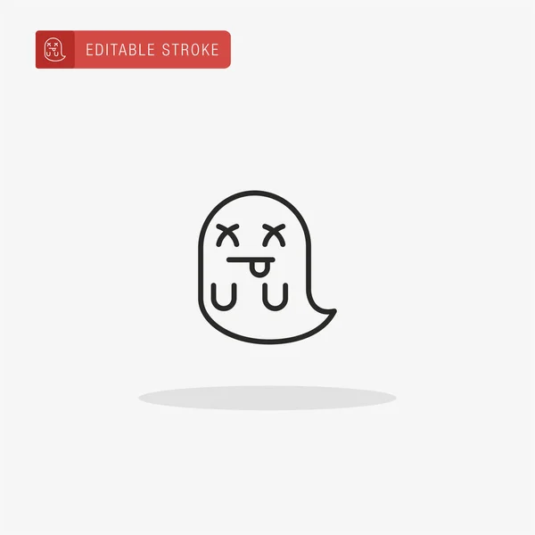Vetor Ícone Fantasma Ícone Fantasma Para Apresentação —  Vetores de Stock