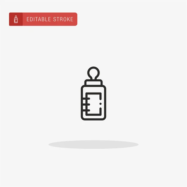 Milchflaschen Symbol Vektor Milchflaschen Symbol Zur Präsentation — Stockvektor