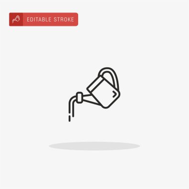 Su Kutusu ikonu vektörü. Sunum için Su Kutusu simgesi.