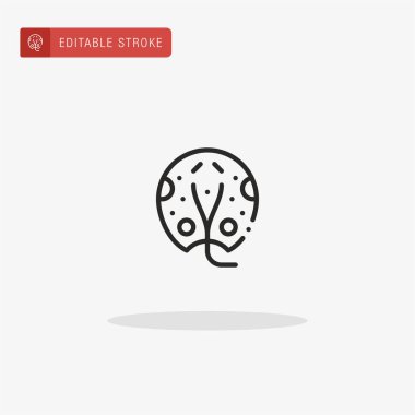 Stingray ikon vektörü. Sunum için Stingray simgesi.