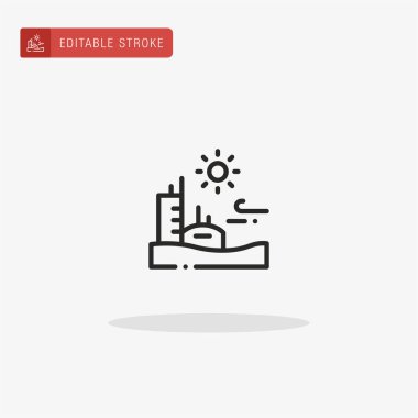 Simge vektörü oluşturuluyor. Sunum için ikon oluşturuluyor.