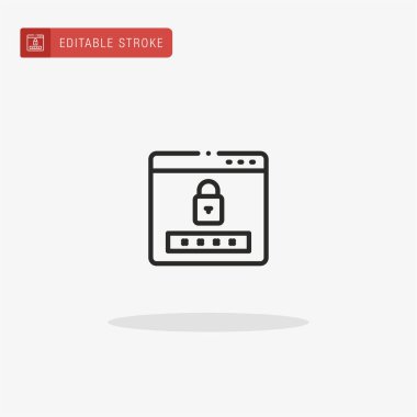 Simge vektörüne gir. Sunum için oturum açma simgesi.