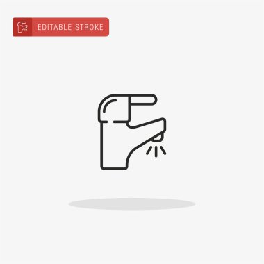 Tap simge vektörü. Sunum için tıklama simgesi.