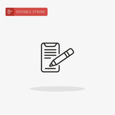 Akıllı telefon ikon vektörü. Sunum için akıllı telefon simgesi.