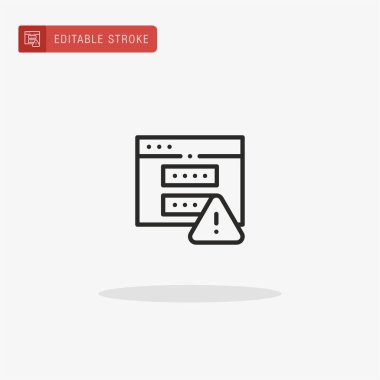 Parola simgesi vektörü. Sunum için parola simgesi.