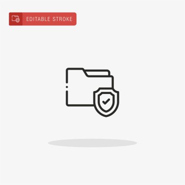 Dizin simgesi vektörü. Sunum için dizin simgesi.