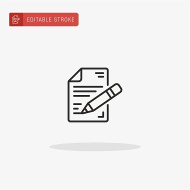 Simge vektörünü kopyala. Sunum için Yazma simgesini kopyala.