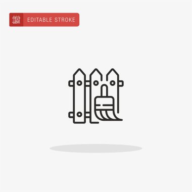 Simge vektörü boyanıyor. Sunum için resim simgesi.