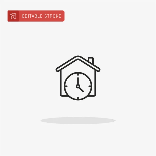 Home Icon Vector Thuis Pictogram Voor Presentatie — Stockvector