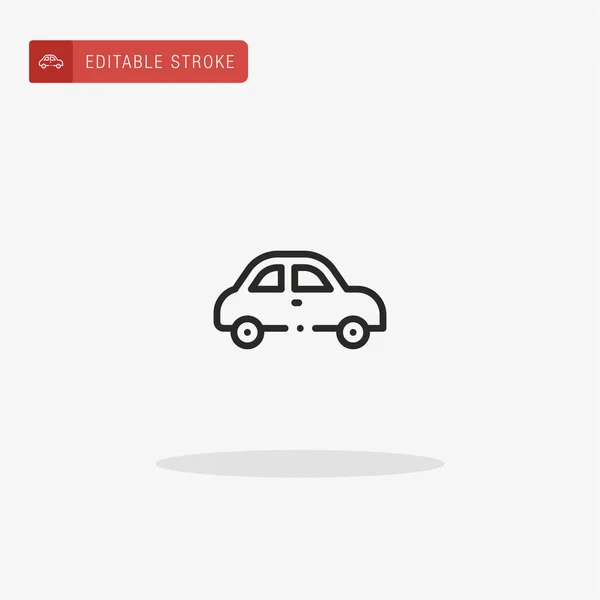 Auto Symbol Vektor Auto Ikone Zur Präsentation — Stockvektor