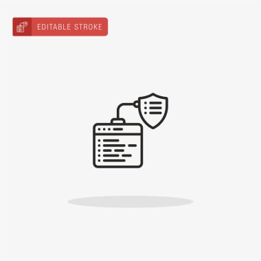 Tarayıcı simge vektörü. Sunum için tarayıcı simgesi.