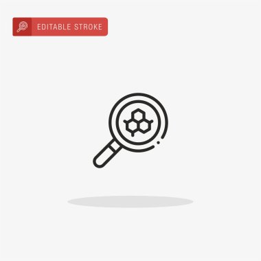 Simge vektörünü araştır. Sunum için araştırma simgesi.