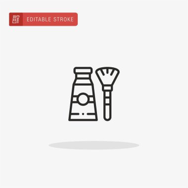 Simge vektörünü boya. Sunum için resim simgesi.