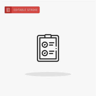 Pano simge vektörü. Sunum için pano simgesi.