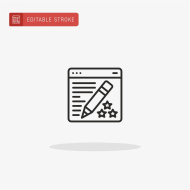 Simge vektörünü gözden geçir. Sunum için simgeyi gözden geçir.