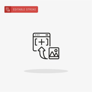 Simge vektörünü yükle. Sunum için simge yükle.