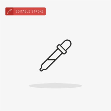 Bırakma simgesi vektörü. Sunum için indirme simgesi.