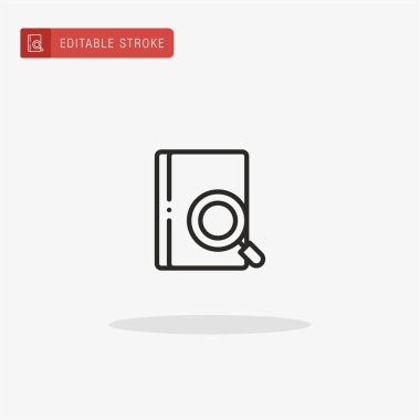 Simge vektörünü ara. Sunum için arama simgesi.