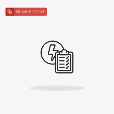 Pano simge vektörü. Sunum için pano simgesi.